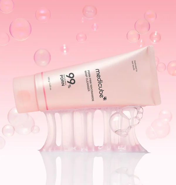 Medicube PDRN Pink Niacinamide Whip Cleanser – 120g