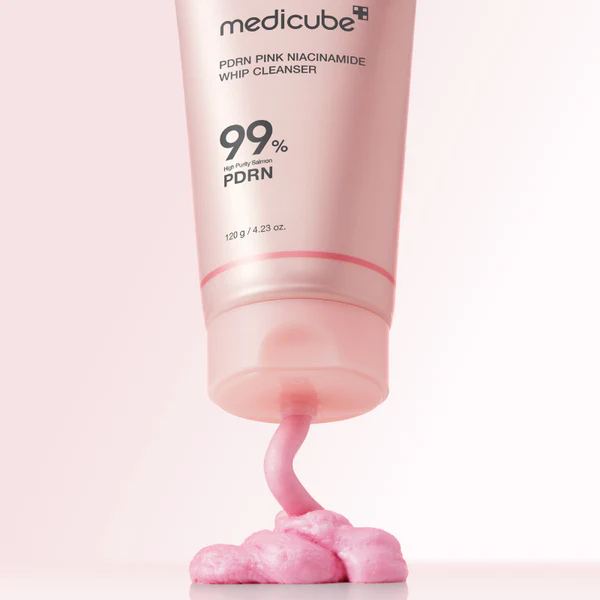 Medicube PDRN Pink Niacinamide Whip Cleanser – 120g