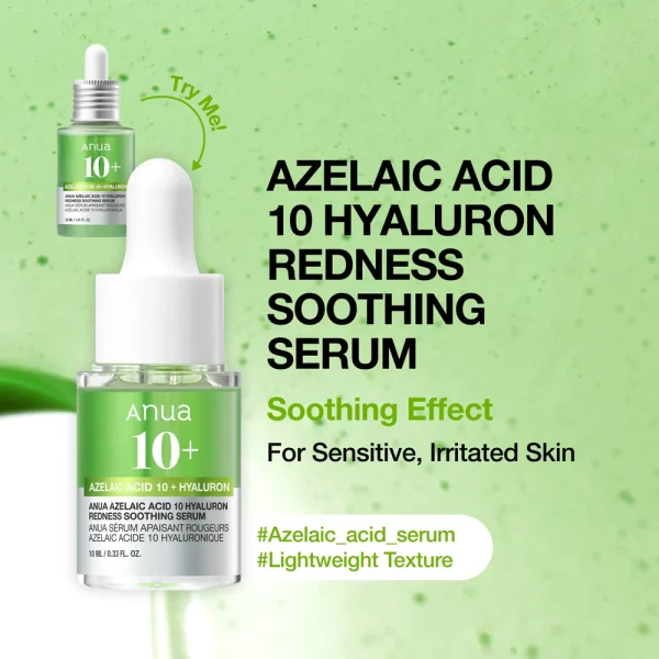 Anua Azelaic Acid 10% Hyaluron Redness Soothing Serum – 30ml