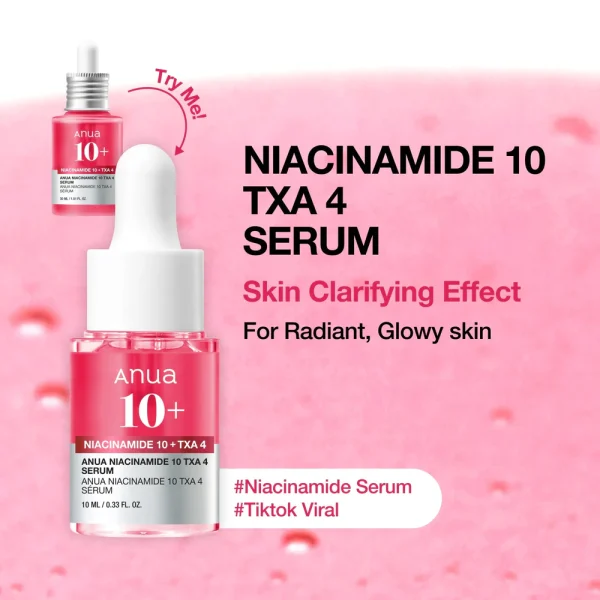 Anua Niacinamide 10% + TXA 4% Serum – 30ml
