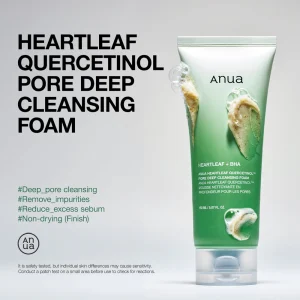 Anua Heartleaf Quercetinol Pore Deep Cleansing Foam – 150ml